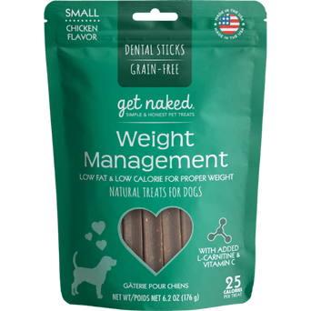 NPIC Get Naked Weight Management Small Dental Chew Sticks