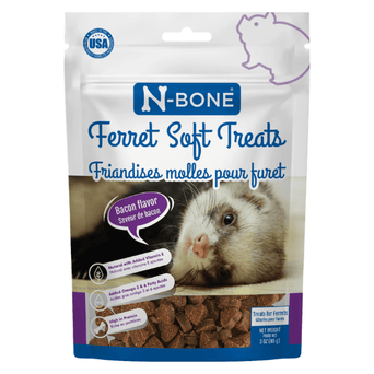 NPIC N-Bone Ferret Soft Treats; Bacon Flavour