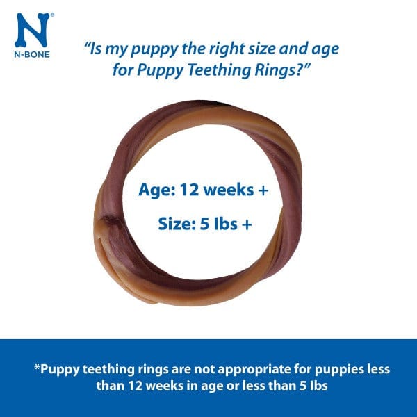 NPIC N-Bone Grain Free Puppy Teething Rings; Chicken Flavour