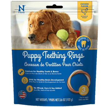 NPIC N-Bone Puppy Teething Rings; Chicken Flavour
