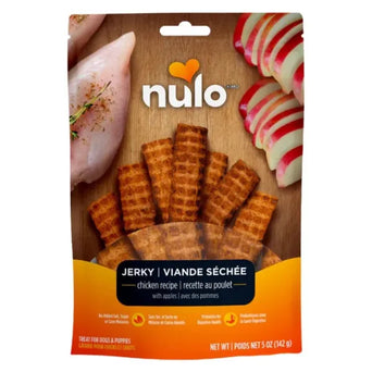 Nulo Nulo Freestyle Chicken Recipe with Apples Jerky Strips Dog Treats