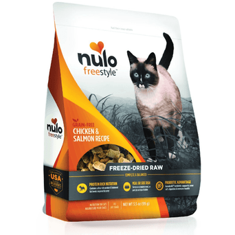 Nulo Nulo Freestyle Chicken & Salmon Recipe Freeze-Dried Raw Cat Food