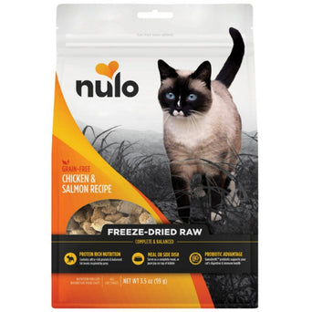 Nulo Nulo Freestyle Chicken & Salmon Recipe Freeze-Dried Raw Cat Food