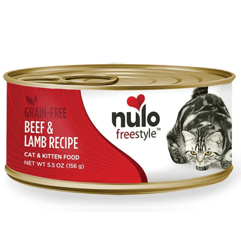 Nulo Nulo Freestyle Grain Free Beef & Lamb Recipe Canned Cat Food