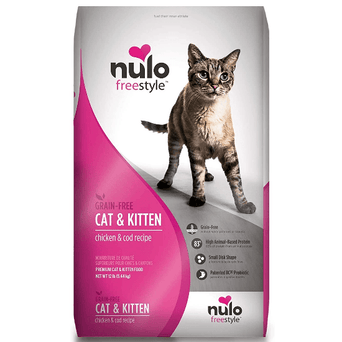 Nulo Nulo Freestyle Grain-Free Cat & Kitten Recipe Dry Cat Food; Chicken & Cod