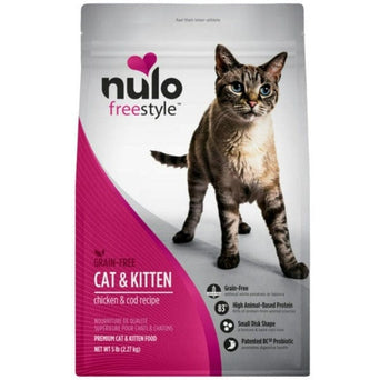 Nulo Nulo Freestyle Grain-Free Cat & Kitten Recipe Dry Cat Food; Chicken & Cod