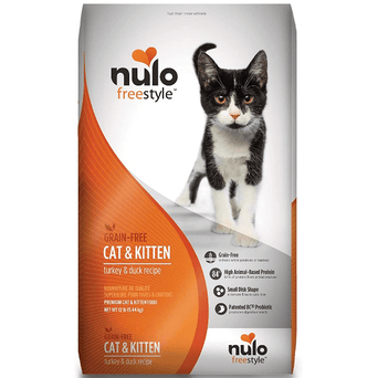 Nulo Nulo Freestyle Grain-Free Cat & Kitten Recipe Dry Cat Food; Turkey & Duck