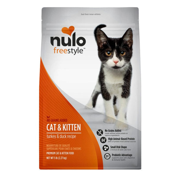 Nulo Freestyle Grain-Free Cat Kitten Recipe Dry Cat Food; Turkey