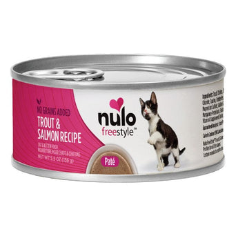Nulo Nulo Freestyle Grain Free Trout & Salmon Recipe Canned Cat Food, 5.5oz