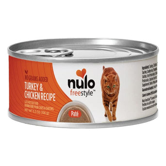 Nulo Nulo Freestyle Grain Free Turkey & Chicken Recipe Canned Cat Food, 5.5oz