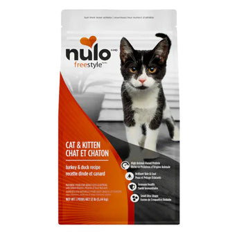 Nulo Nulo Freestyle High-Protein Turkey & Duck Recipe Dry Cat & Kitten Food