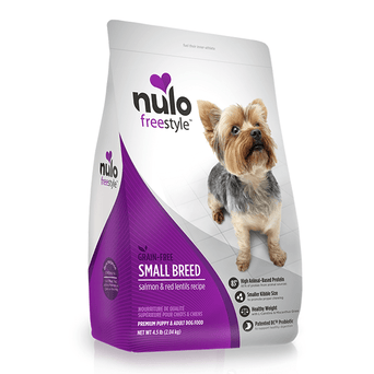 Nulo Nulo Freestyle Small Breed Puppy & Adult Salmon & Red Lentils Recipe Dry Dog Food, 4.5lb