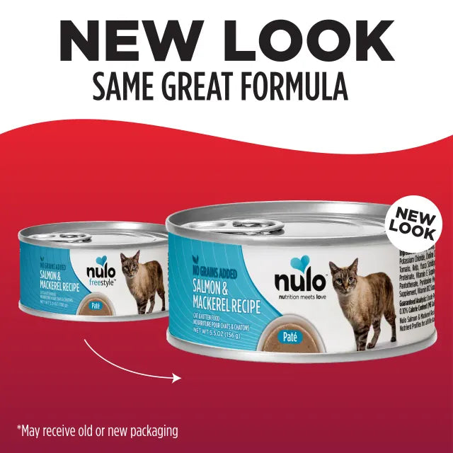 Nulo Nulo Salmon & Mackerel Pate Recipe Canned Cat Food