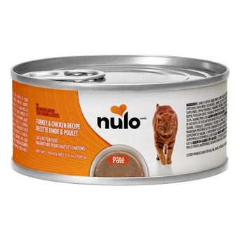 Nulo Nulo Turkey & Chicken Pate Recipe Canned Cat Food, 5.5oz