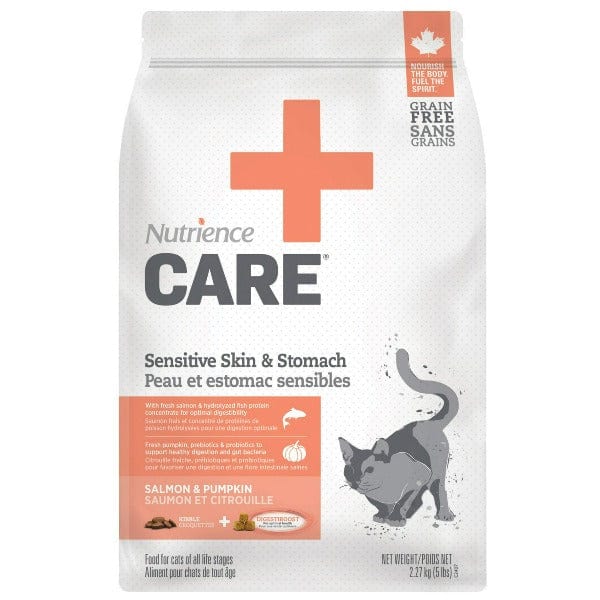 Nutrience Care+ Sensitive Skin Stomach Hypoallergenic Dry Cat