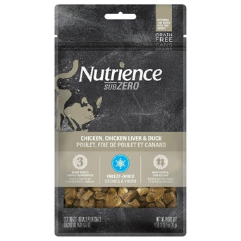 Nutrience Nutrience Subzero Freeze-Dried Chicken, Chicken Liver & Duck Cat Treats