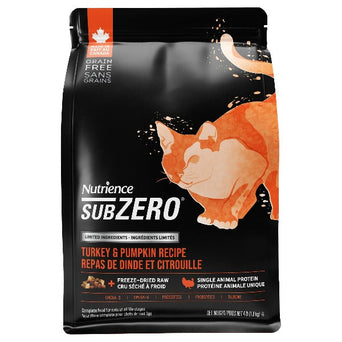 Nutrience Nutrience SubZero Turkey & Pumpkin Limited Ingredient Dry Cat Food