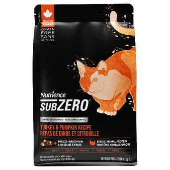 Nutrience Nutrience SubZero Turkey & Pumpkin Limited Ingredient Dry Cat Food