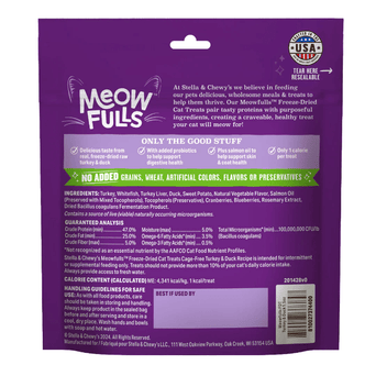 Nutrience Stella & Chewy's Meowfulls Turkey & Duck Cat Treats