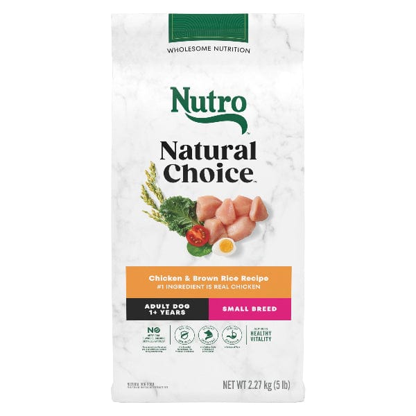 Nutro Nutro Natural Choice Chicken & Brown Rice Small Breed Adult Dry Dog Food, 5lb