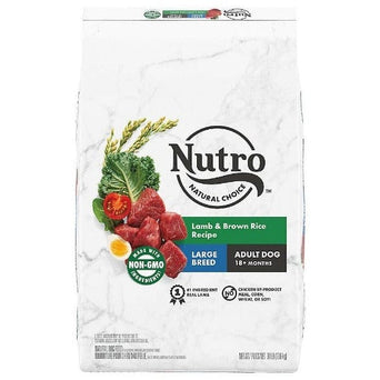 Nutro Nutro Natural Choice Lamb & Brown Rice Large Breed Adult Dry Dog Food, 30lb