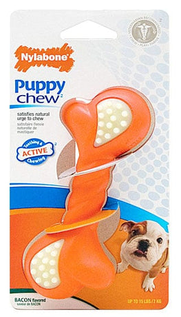 Nylabone Nylabone Double Action Bone Puppy Dog Teething Chew Toy