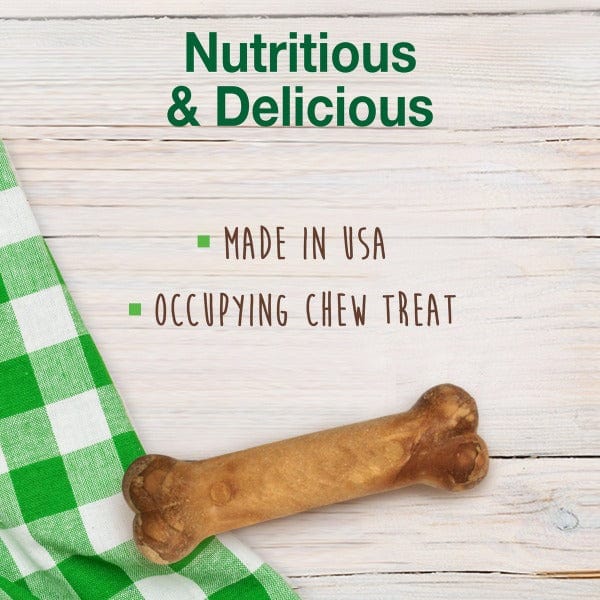 Nylabone Nylabone Healthy Edibles Roast Beef Wolf Chews Twin Pack
