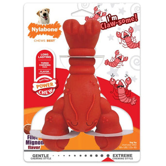 Nylabone Nylabone Power Chew Lobster Dog Toy