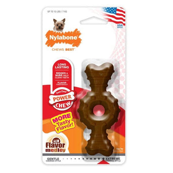 Nylabone Nylabone Power Chew Textured Ring Bone Dog Chew Toy