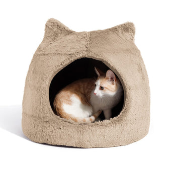 Outward Hound Best Friends by Sheri Meow Hut Fur Cat Bed