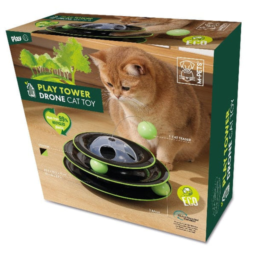 M-PETS Play Tower Drone Eco Cat Toy