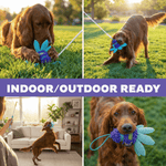 Outward Hound Outward Hound FlyFetch Crinkle Teaser Wand Dog Toy