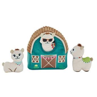 Outward Hound Outward Hound Hide A Llama Plush Dog Toy Puzzle