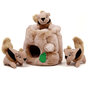 Outward Hound Outward Hound Hide A Squirrel Plush Dog Toy Puzzle