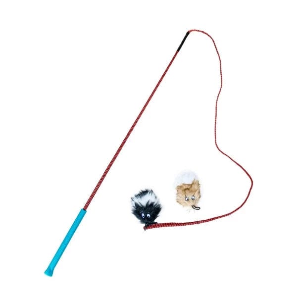 Outward Hound Outward Hound Tail Teaser Dog Wand, Black