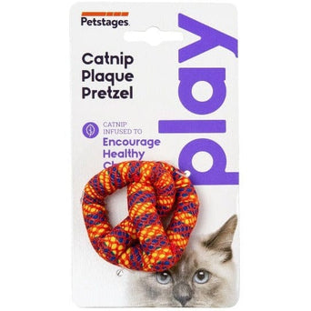 Outward Hound Petstages Catnip Plaque Pretzel Cat Toy