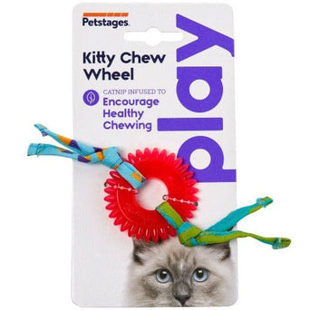 Outward Hound Petstages Dental Kitty Chew Wheel Cat Toy