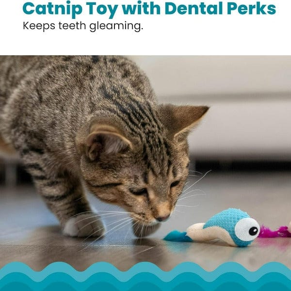 Outward Hound Petstages Dental Shrimpies Cat Toy