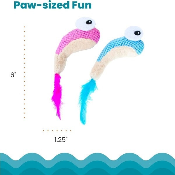 Outward Hound Petstages Dental Shrimpies Cat Toy
