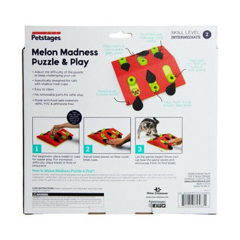 Outward Hound Petstages Melon Madness Puzzle Cat Toy