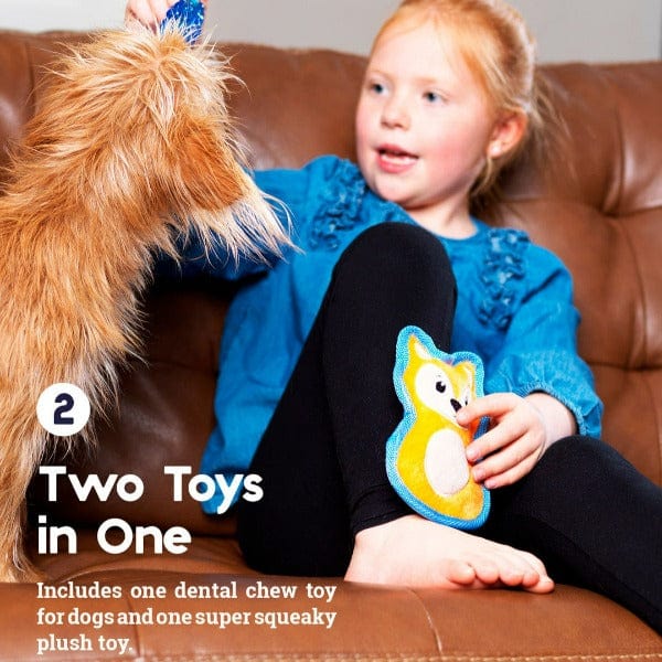 Petstages Mini Orka Friends Fox Dog Toys - Main Image