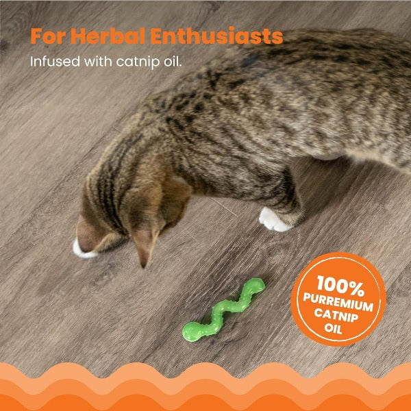 Will✖️Veit Wild select ichitang woot OC Petstages Orkakat Wiggle Worm Dental Cat Toy – Petland Canada
