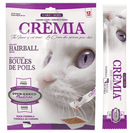 Oven-Baked Tradition Cremia Lickable Cat Treats | Hairball Formula - Duck