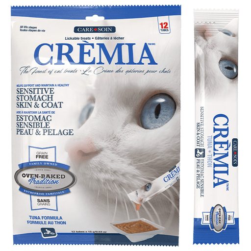 Oven-Baked Tradition Cremia Lickable Cat Treats | Sensitive Stomach, Skin & Coat Formula - Tuna