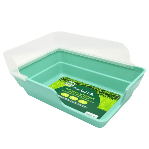 Oxbow Oxbow Enriched Life - Rectangle Litter Pan with Removable Shield