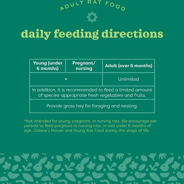 Oxbow Oxbow Essentials Adult Rat Food