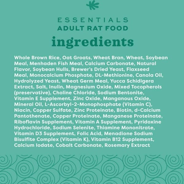 Oxbow Oxbow Essentials Adult Rat Food