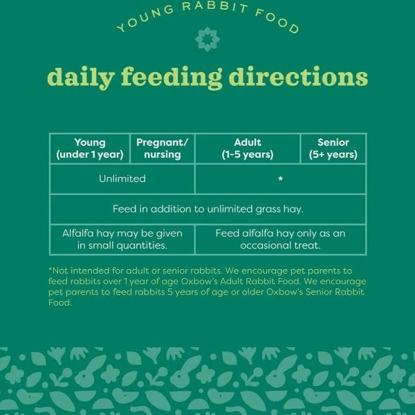 Oxbow Oxbow Essentials Young Rabbit Food