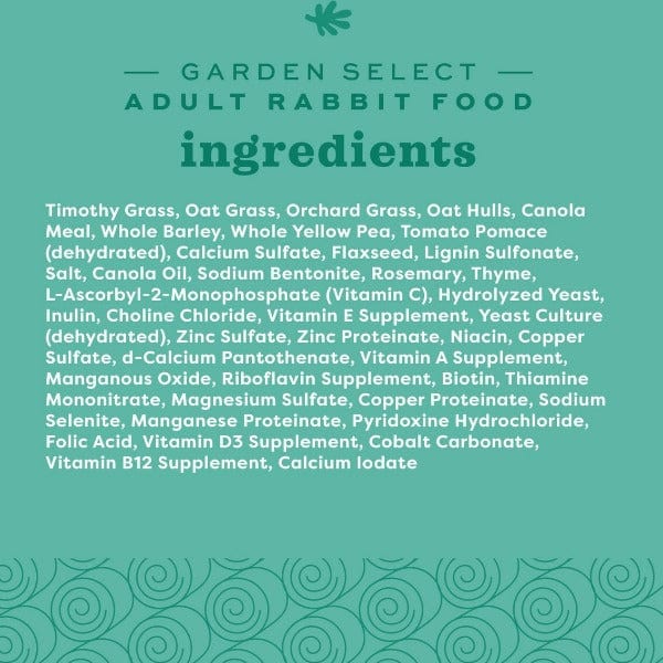 Oxbow Oxbow Garden Select Adult Rabbit Food