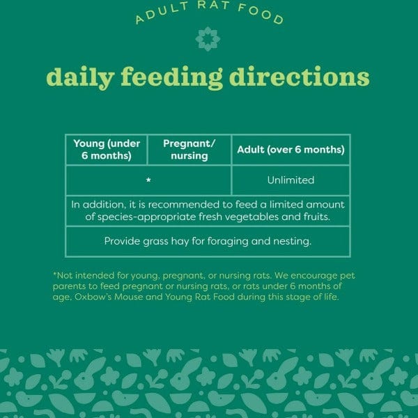 Oxbow Oxbow Garden Select Adult Rat Food